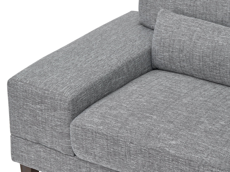 grey Modern Sectional Sofa, Left Facing Ava collection detail image by CorLiving