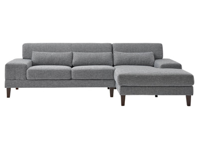 grey Modern Sectional Sofa, Left Facing Ava collection product image by CorLiving#color_grey