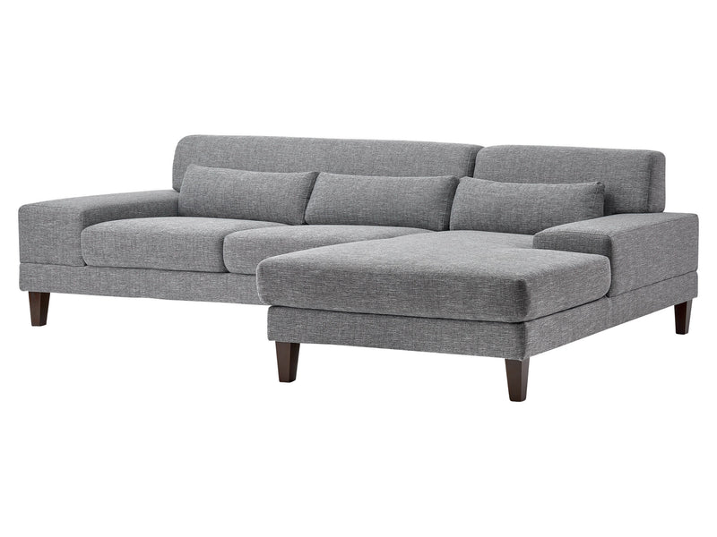 grey Modern Sectional Sofa, Left Facing Ava collection product image by CorLiving