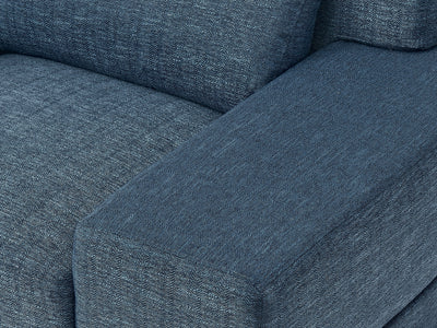 blue Wide Armchair Ava Collection detail image by CorLiving#color_ava-blue