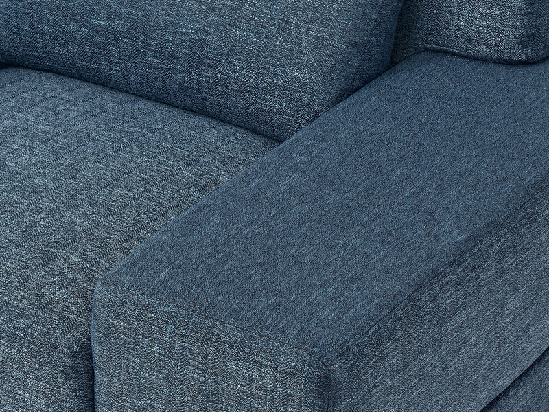 blue Wide Armchair Ava Collection detail image by CorLiving