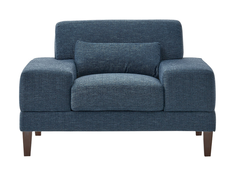 blue Wide Armchair Ava Collection product image by CorLiving