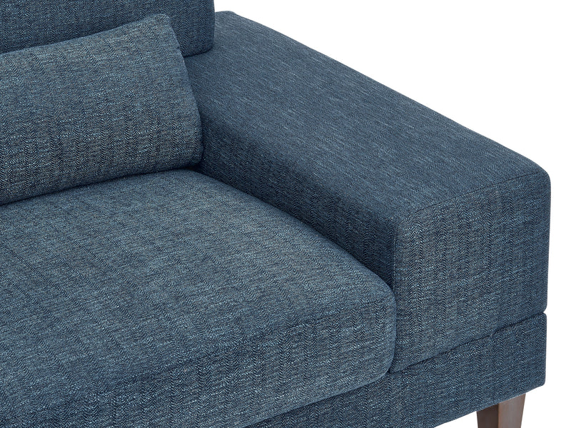 blue Modern Sectional Sofa, Right Facing Ava collection detail image by CorLiving