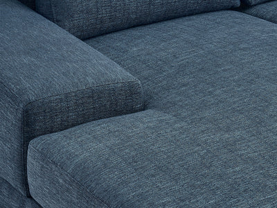 blue Modern Sectional Sofa, Right Facing Ava collection detail image by CorLiving#color_blue