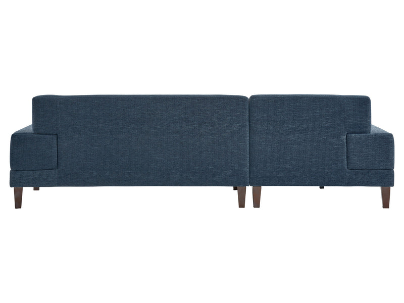 blue Modern Sectional Sofa, Right Facing Ava collection product image by CorLiving