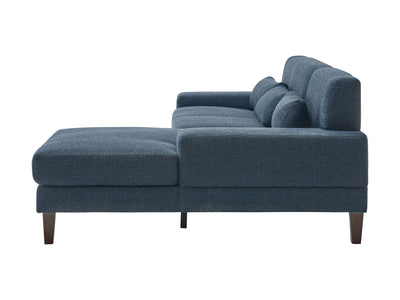 blue Modern Sectional Sofa, Left Facing Ava collection product image by CorLiving#color_blue