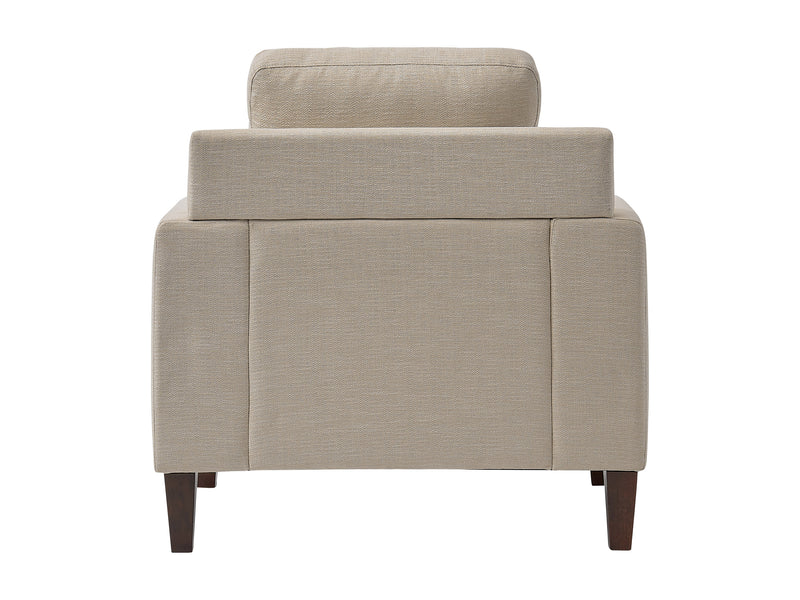 beige Mid Century Armchair Madelyn Collection product image by CorLiving