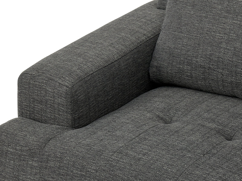 dark grey Mid Century Armchair Madelyn Collection detail image by CorLiving