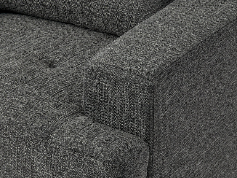 dark grey Mid Century Armchair Madelyn Collection detail image by CorLiving
