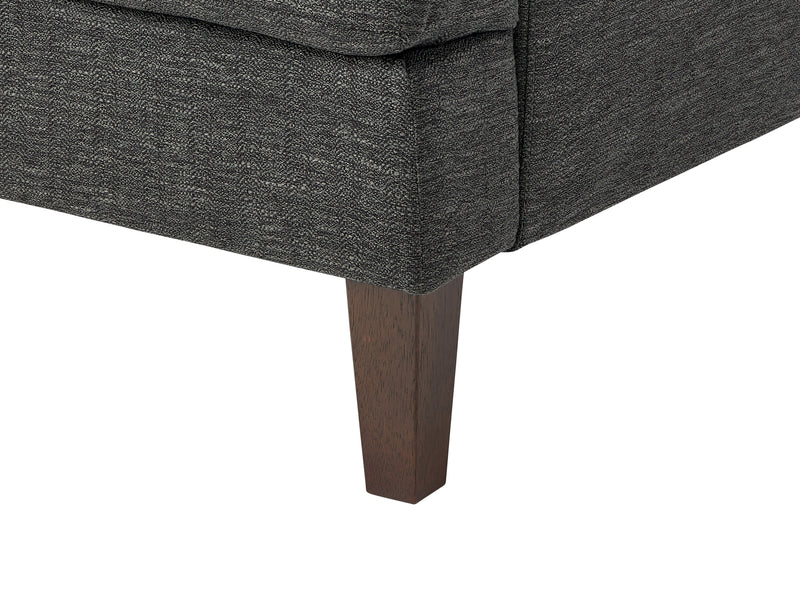 dark grey Mid Century Armchair Madelyn Collection detail image by CorLiving