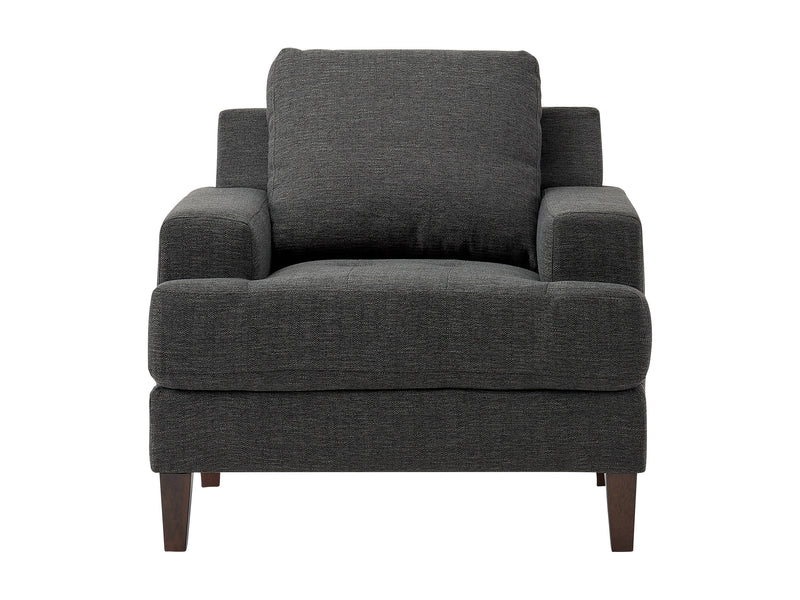 dark grey Mid Century Armchair Madelyn Collection product image by CorLiving