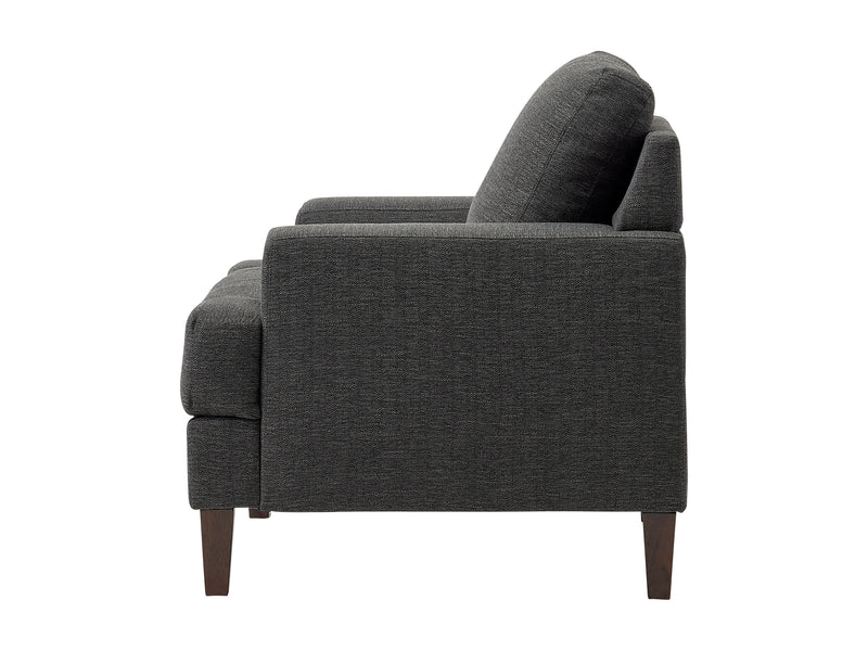 dark grey Mid Century Armchair Madelyn Collection product image by CorLiving