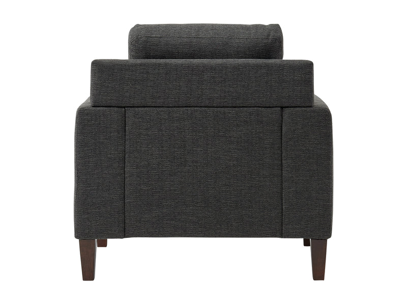 dark grey Mid Century Armchair Madelyn Collection product image by CorLiving