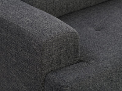 dark grey L Shaped Couch, Right Facing Madelyn collection detail image by CorLiving#color_dark-grey