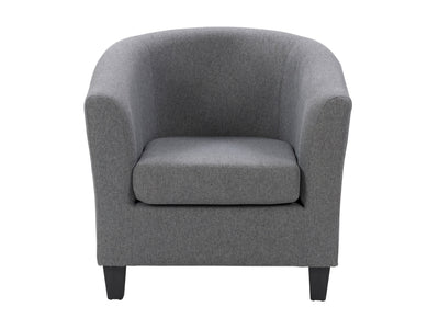 grey Tub Chair Elewood Collection product image by CorLiving#color_elewood-grey