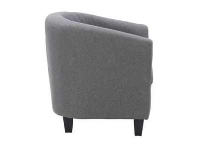 grey Tub Chair Elewood Collection product image by CorLiving#color_elewood-grey