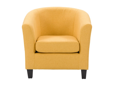 yellow Tub Chair Elewood Collection product image by CorLiving#color_elewood-yellow