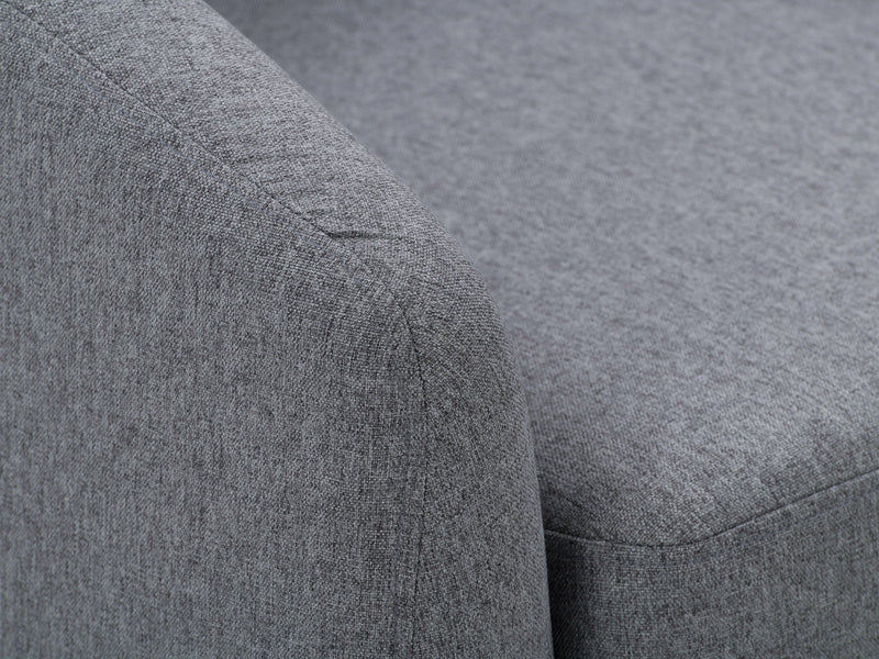 grey Tub Chair Eliza Collection detail image by CorLiving