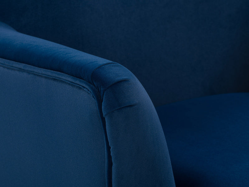 blue Modern Wingback Chair Eliana Collection detail image by CorLiving