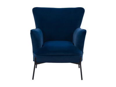 blue Modern Wingback Chair Eliana Collection product image by CorLiving#color_eliana-blue