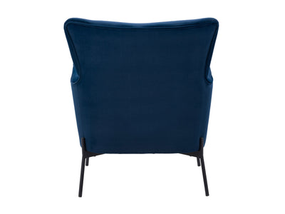 blue Modern Wingback Chair Eliana Collection product image by CorLiving#color_eliana-blue