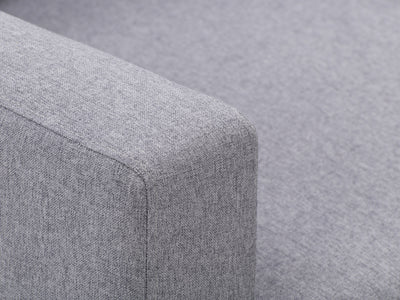 grey Tufted Accent Chair Lyla Collection detail image by CorLiving#color_lyla-grey