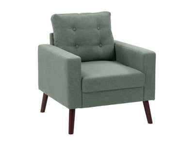 green Tufted Accent Chair Lyla Collection product image by CorLiving#color_lyla-green
