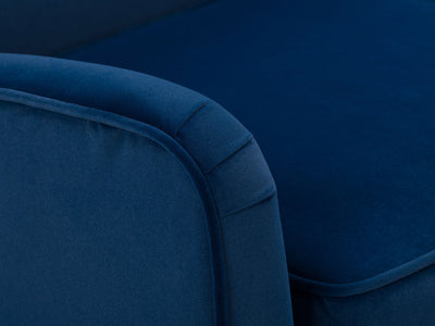 blue Velvet Accent Chair Isla Collection detail image by CorLiving#color_isla-blue
