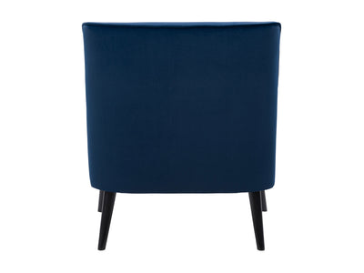 blue Velvet Accent Chair Isla Collection product image by CorLiving#color_isla-blue