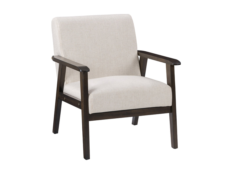 beige Wood Armchair Greyson Collection product image by CorLiving