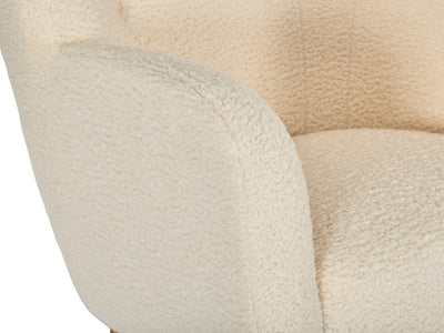 cream Boucle Wing Accent Chair Gianna Collection detail image by CorLiving#color_gianna-cream