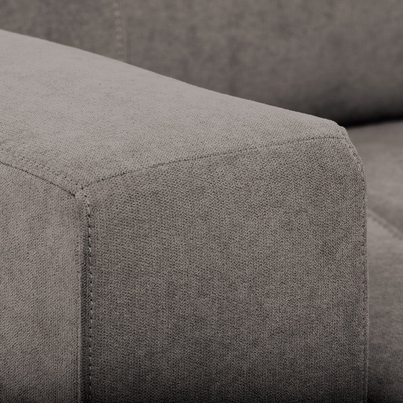 grey Wide Armchair Club Collection detail image by CorLiving