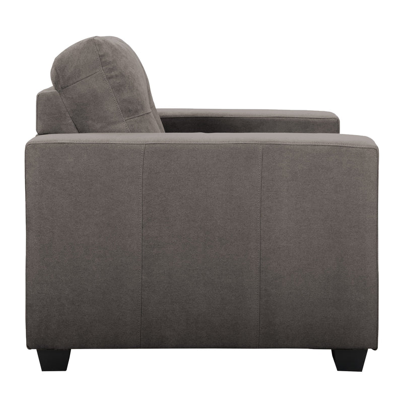 grey Wide Armchair Club Collection product image by CorLiving