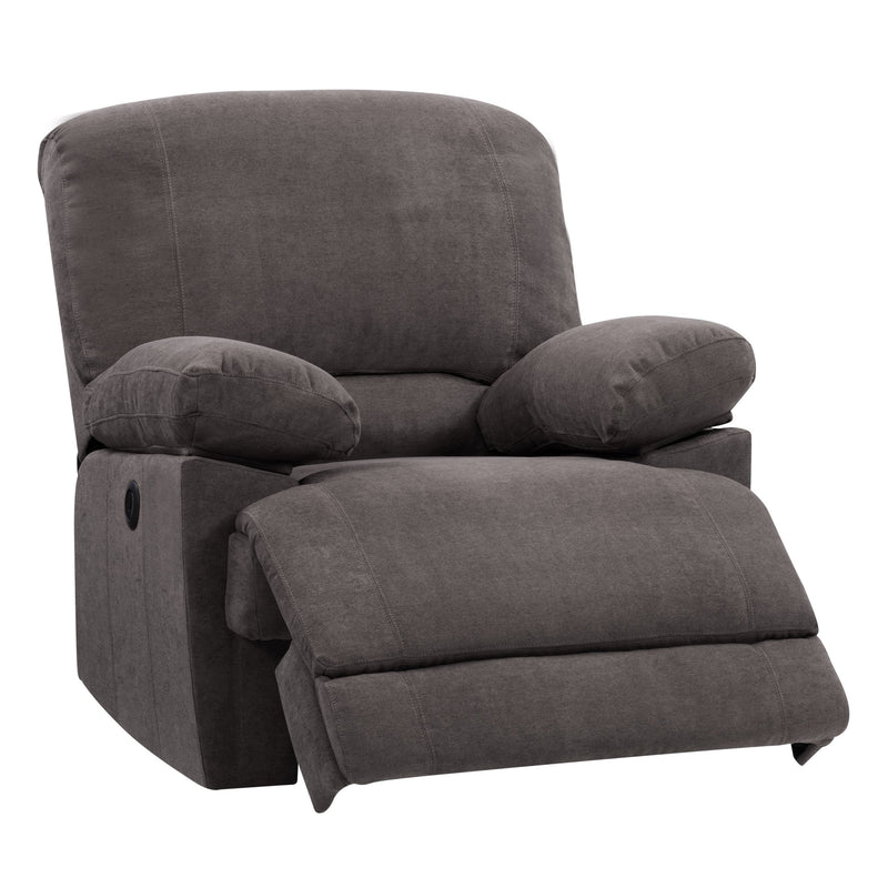 grey Recliner Chair with Remote Control Lea Collection product image by CorLiving