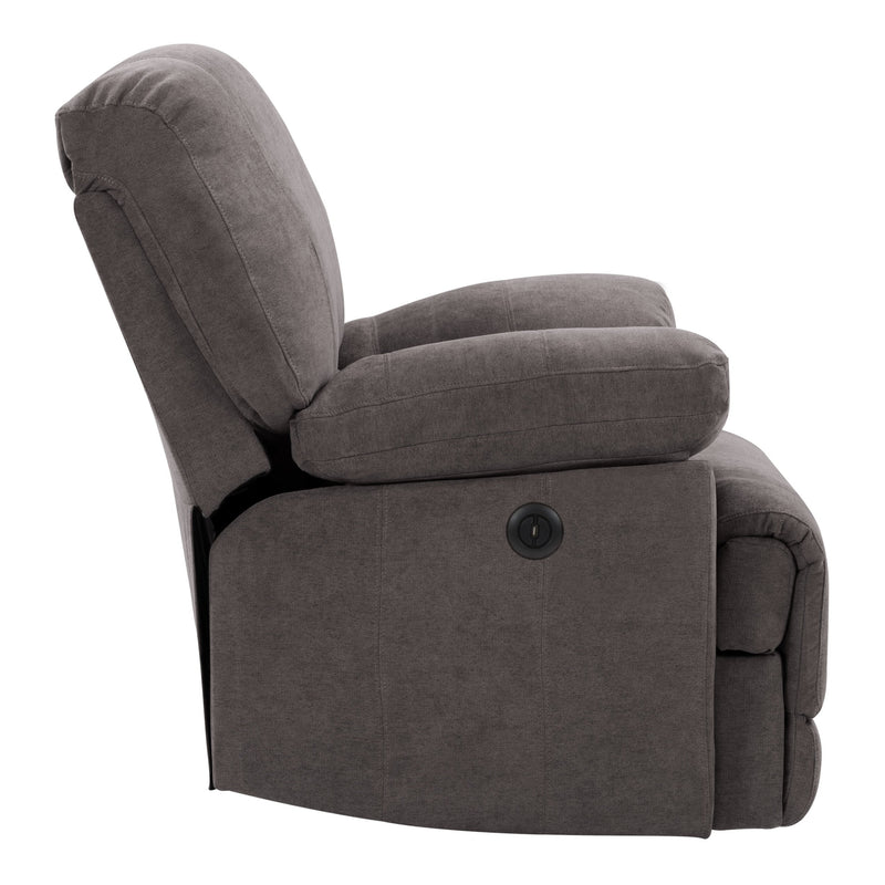 grey Recliner Chair with Remote Control Lea Collection product image by CorLiving