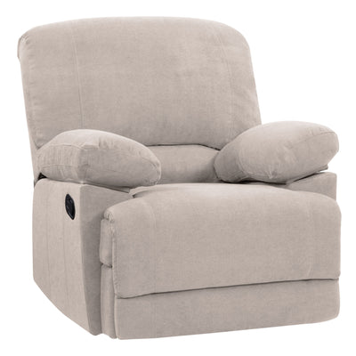 beige Extra Wide Recliner Lea Collection product image by CorLiving#color_beige