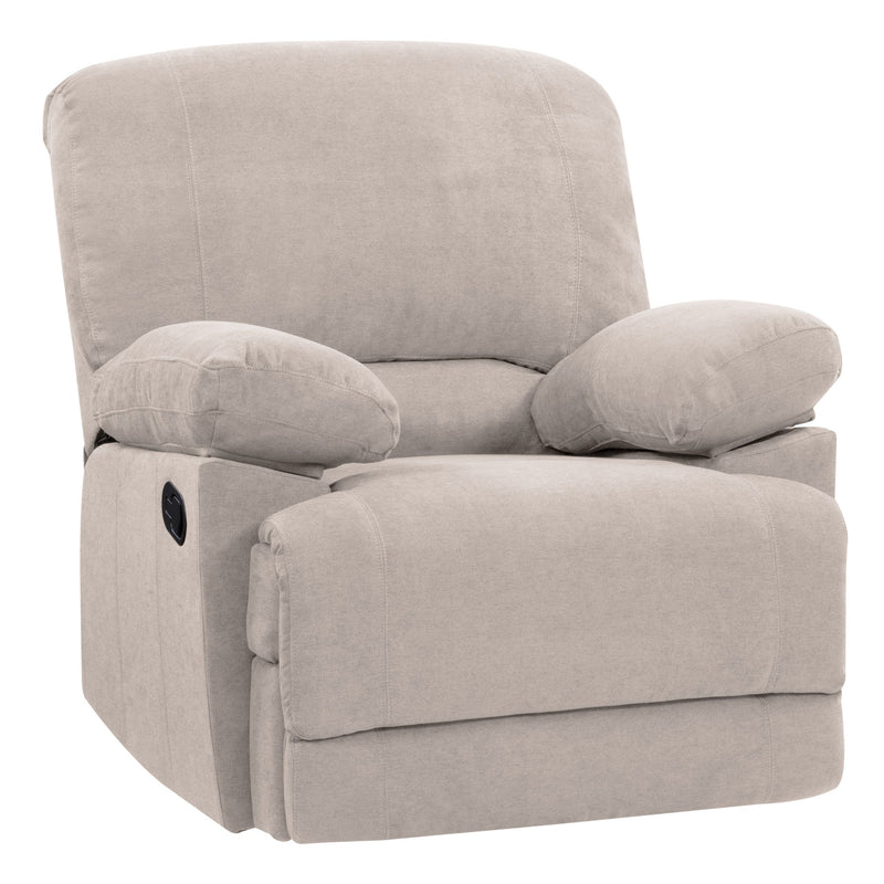 beige Extra Wide Recliner Lea Collection product image by CorLiving