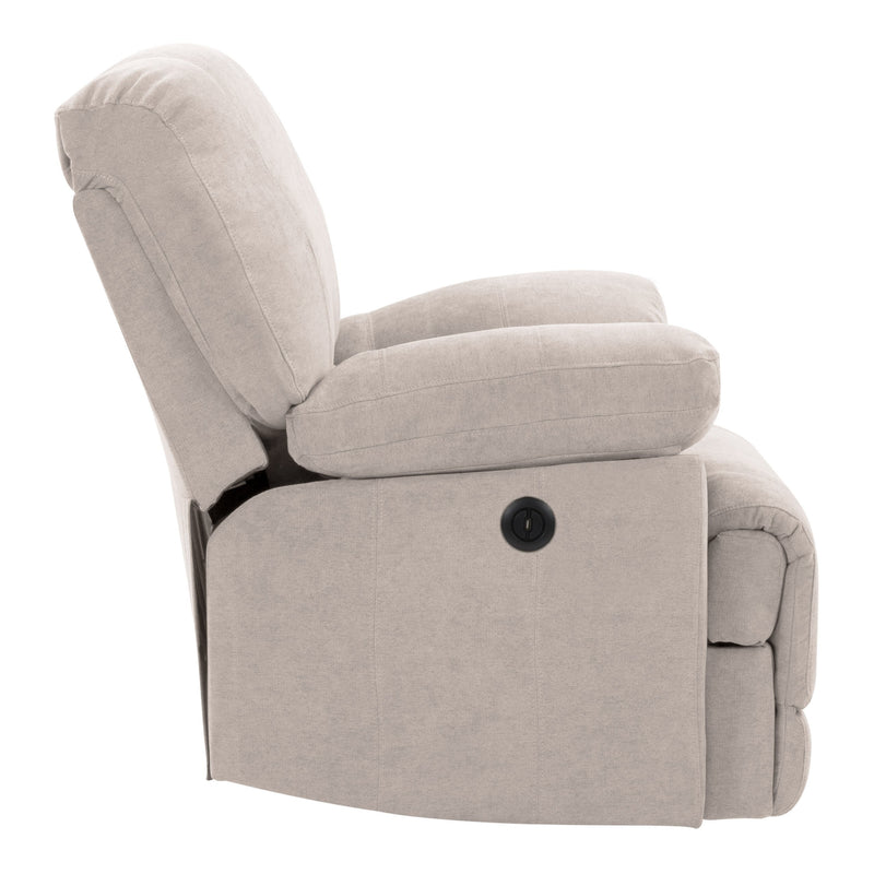 beige Recliner Chair with Remote Control Lea Collection product image by CorLiving