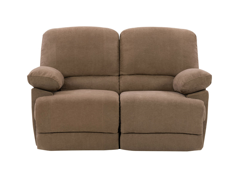 brown Reclining Loveseat Sofa Lea collection product image by CorLiving