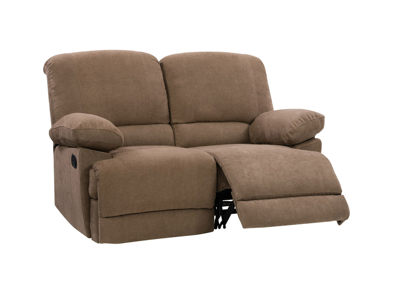 brown Reclining Loveseat Sofa Lea collection product image by CorLiving