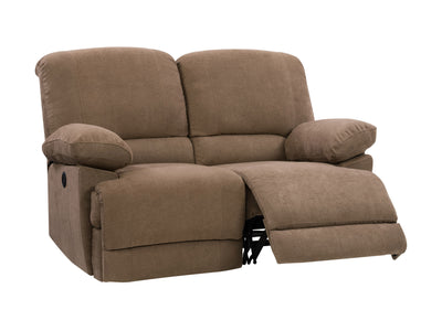 brown Power Reclining Loveseat Sofa Lea collection product image by CorLiving#color_brown