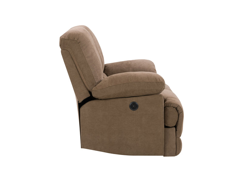 brown Power Reclining Loveseat Sofa Lea collection product image by CorLiving