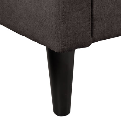 gray 3 Piece Sewn Panel Tufted Sofa Set with Wooden Legs CorLiving collection detail image by CorLiving#color_gray