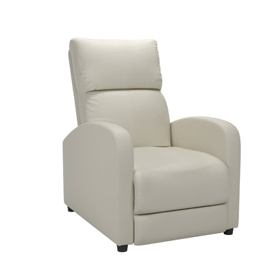 white Modern Recliner Chair Moor Collection product image by CorLiving#color_white