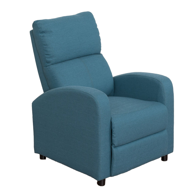 Blue Recliner Chair Moor Collection product image by CorLiving