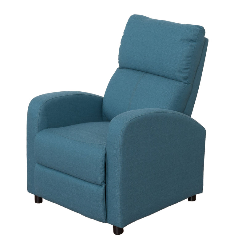 Blue Recliner Chair Moor Collection product image by CorLiving