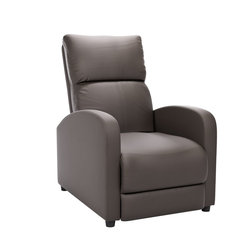 brown Modern Recliner Chair Moor Collection product image by CorLiving
