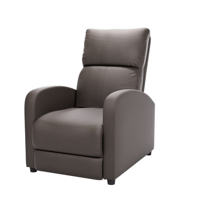 brown Modern Recliner Chair Moor Collection product image by CorLiving#color_brown