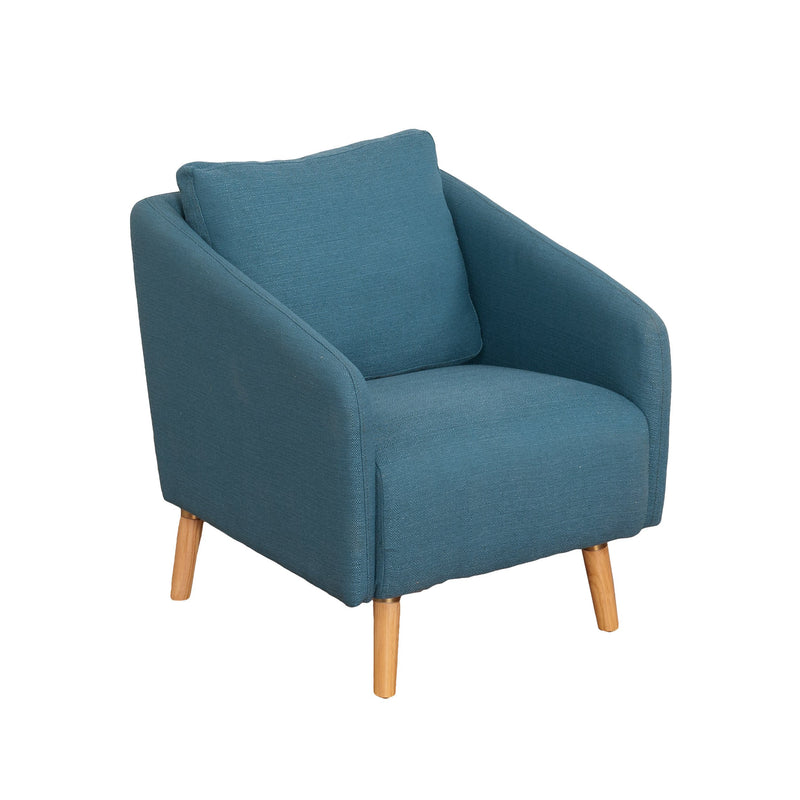blue Modern Club Chair CorLiving Collection product image by CorLiving