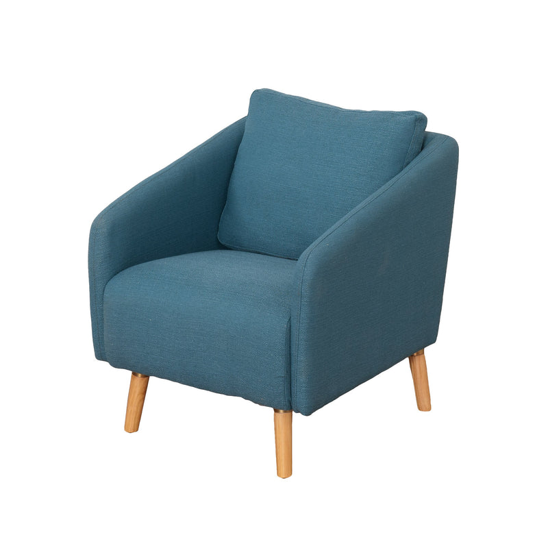 blue Modern Club Chair CorLiving Collection product image by CorLiving